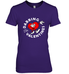 Dabbing Heart For Valentine's Day Art Graphics Heart Gift Women's Premium T-Shirt Women's Premium T-Shirt - FordPhuMy