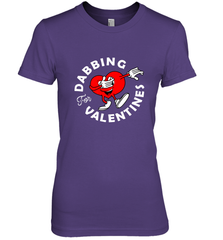 Dabbing Heart For Valentine's Day Art Graphics Heart Gift Women's Premium T-Shirt Women's Premium T-Shirt - FordPhuMy