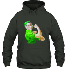 Rosie The Riveter St Patricks Day Hooded Sweatshirt Hooded Sweatshirt - FordPhuMy
