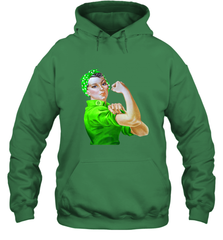 Rosie The Riveter St Patricks Day Hooded Sweatshirt Hooded Sweatshirt - FordPhuMy