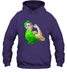 Rosie The Riveter St Patricks Day Hooded Sweatshirt Hooded Sweatshirt - FordPhuMy