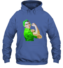 Rosie The Riveter St Patricks Day Hooded Sweatshirt Hooded Sweatshirt - FordPhuMy