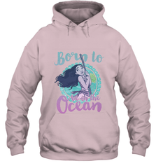 Disney Moana Born To Be In The Ocean Painted Hooded Sweatshirt Hooded Sweatshirt - FordPhuMy