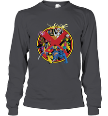 Marvel X Men Animated Series Logo Retro 90s Long Sleeve T-Shirt Long Sleeve T-Shirt - FordPhuMy