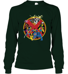 Marvel X Men Animated Series Logo Retro 90s Long Sleeve T-Shirt Long Sleeve T-Shirt - FordPhuMy