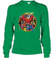 Marvel X Men Animated Series Logo Retro 90s Long Sleeve T-Shirt Long Sleeve T-Shirt - FordPhuMy