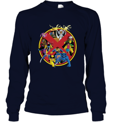 Marvel X Men Animated Series Logo Retro 90s Long Sleeve T-Shirt Long Sleeve T-Shirt - FordPhuMy