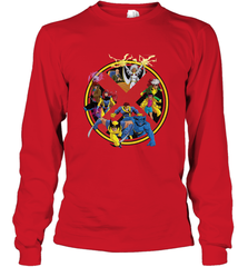 Marvel X Men Animated Series Logo Retro 90s Long Sleeve T-Shirt Long Sleeve T-Shirt - FordPhuMy