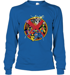 Marvel X Men Animated Series Logo Retro 90s Long Sleeve T-Shirt Long Sleeve T-Shirt - FordPhuMy