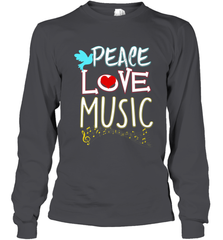 Peace Love Music Hippie Hipster Festival Long Sleeve T-Shirt Long Sleeve T-Shirt - FordPhuMy
