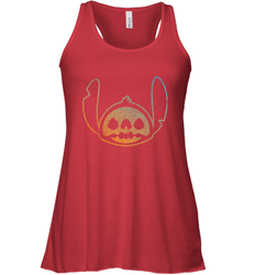 Disney Stitch Face Halloween Women's Racerback Tank