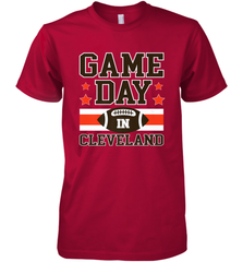 NFL Cleveland Game Day Football Home Team Colors Men's Premium T-Shirt Men's Premium T-Shirt - FordPhuMy