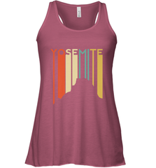 Yosemite National Park Retro Half Dome El Capitan Cali Women's Racerback Tank Women's Racerback Tank - FordPhuMy