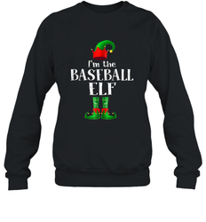 I'm The Baseball Elf Matching Family Pajama Christmas Crewneck Sweatshirt