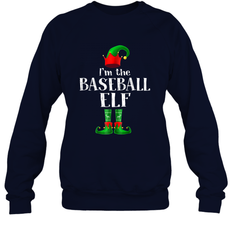 I'm The Baseball Elf Matching Family Pajama Christmas Crewneck Sweatshirt
