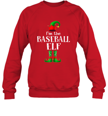 I'm The Baseball Elf Matching Family Pajama Christmas Crewneck Sweatshirt Crewneck Sweatshirt - FordPhuMy
