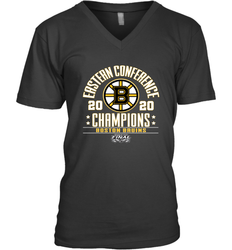 NHL Boston Bruins Fanatics 2020 Eastern Conference Champions Defensive Zone Men's V-Neck