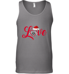 NFL Oakland Raiders Logo Christmas Santa Hat Love Heart Football Team Men's Tank Top Men's Tank Top - FordPhuMy