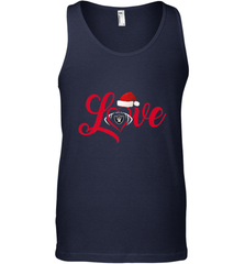 NFL Oakland Raiders Logo Christmas Santa Hat Love Heart Football Team Men's Tank Top Men's Tank Top - FordPhuMy