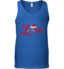 NFL Oakland Raiders Logo Christmas Santa Hat Love Heart Football Team Men's Tank Top Men's Tank Top - FordPhuMy