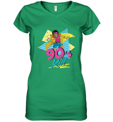Marvel X Men Jubilee 90s Kid Neon Retro Women's V-Neck T-Shirt Women's V-Neck T-Shirt - FordPhuMy