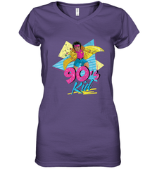 Marvel X Men Jubilee 90s Kid Neon Retro Women's V-Neck T-Shirt Women's V-Neck T-Shirt - FordPhuMy