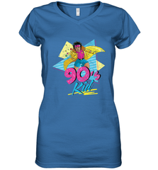 Marvel X Men Jubilee 90s Kid Neon Retro Women's V-Neck T-Shirt Women's V-Neck T-Shirt - FordPhuMy