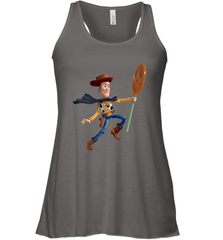 Disney PIXAR Toy Story Halloween Woody Women's Racerback Tank Women's Racerback Tank - FordPhuMy
