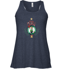 NBA Boston Celtics Logo merry Christmas gilf Women's Racerback Tank Women's Racerback Tank - FordPhuMy