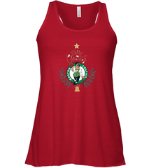 NBA Boston Celtics Logo merry Christmas gilf Women's Racerback Tank Women's Racerback Tank - FordPhuMy
