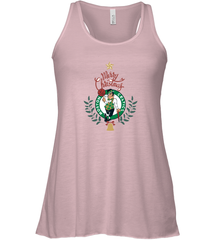 NBA Boston Celtics Logo merry Christmas gilf Women's Racerback Tank Women's Racerback Tank - FordPhuMy