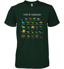Types Of Dinosaurs Men's Premium T-Shirt Men's Premium T-Shirt - FordPhuMy