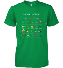 Types Of Dinosaurs Men's Premium T-Shirt Men's Premium T-Shirt - FordPhuMy