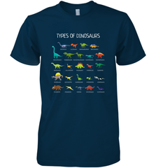 Types Of Dinosaurs Men's Premium T-Shirt Men's Premium T-Shirt - FordPhuMy