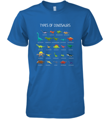 Types Of Dinosaurs Men's Premium T-Shirt Men's Premium T-Shirt - FordPhuMy