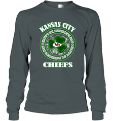 NFL Kansas City Chiefs Logo Happy St Patrick's Day Long Sleeve T-Shirt Long Sleeve T-Shirt - FordPhuMy