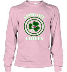 NFL Kansas City Chiefs Logo Happy St Patrick's Day Long Sleeve T-Shirt Long Sleeve T-Shirt - FordPhuMy