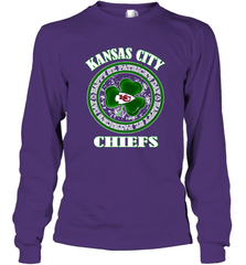 NFL Kansas City Chiefs Logo Happy St Patrick's Day Long Sleeve T-Shirt Long Sleeve T-Shirt - FordPhuMy