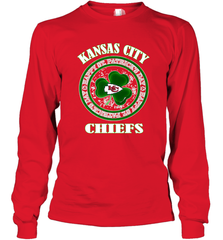 NFL Kansas City Chiefs Logo Happy St Patrick's Day Long Sleeve T-Shirt Long Sleeve T-Shirt - FordPhuMy