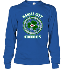 NFL Kansas City Chiefs Logo Happy St Patrick's Day Long Sleeve T-Shirt Long Sleeve T-Shirt - FordPhuMy