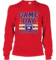 NFL Baltimore MD. Game Day Football Home Team Long Sleeve T-Shirt Long Sleeve T-Shirt - FordPhuMy