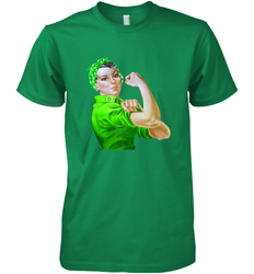 Rosie The Riveter St Patricks Day Men's Premium T-Shirt