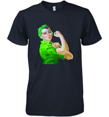 Rosie The Riveter St Patricks Day Men's Premium T-Shirt Men's Premium T-Shirt - FordPhuMy