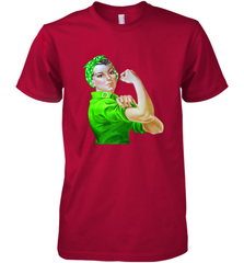 Rosie The Riveter St Patricks Day Men's Premium T-Shirt Men's Premium T-Shirt - FordPhuMy