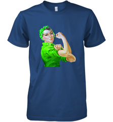 Rosie The Riveter St Patricks Day Men's Premium T-Shirt Men's Premium T-Shirt - FordPhuMy