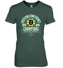 NHL ST PATRICK'S DAY Boston Bruins Fanatics 2020 Eastern Conference Champions Defensive Zone Women's Premium T-Shirt Women's Premium T-Shirt - FordPhuMy