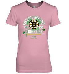 NHL ST PATRICK'S DAY Boston Bruins Fanatics 2020 Eastern Conference Champions Defensive Zone Women's Premium T-Shirt Women's Premium T-Shirt - FordPhuMy