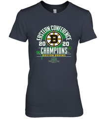 NHL ST PATRICK'S DAY Boston Bruins Fanatics 2020 Eastern Conference Champions Defensive Zone Women's Premium T-Shirt Women's Premium T-Shirt - FordPhuMy