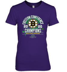 NHL ST PATRICK'S DAY Boston Bruins Fanatics 2020 Eastern Conference Champions Defensive Zone Women's Premium T-Shirt Women's Premium T-Shirt - FordPhuMy