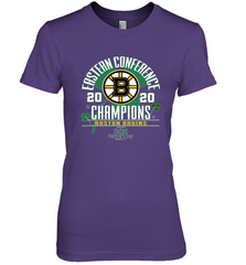 NHL ST PATRICK'S DAY Boston Bruins Fanatics 2020 Eastern Conference Champions Defensive Zone Women's Premium T-Shirt Women's Premium T-Shirt - FordPhuMy
